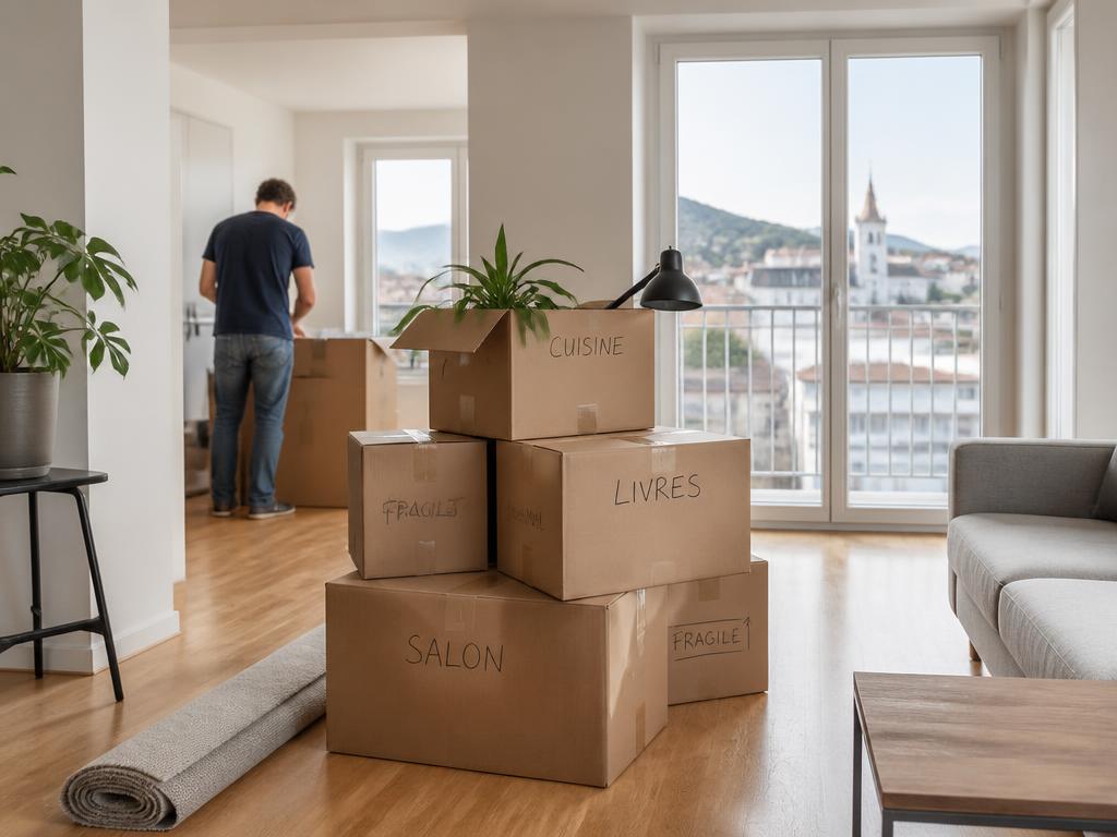 logement vide, parquet, lumi\u00e8re d'apr\u00e8s-midi